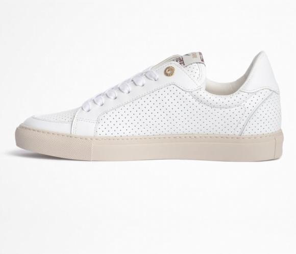 NEW ZADIG & VOLTAIRE blanc sneaker in white - Picture 2 of 2